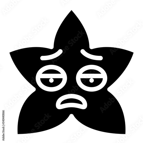 tired star emoji
