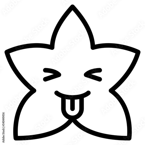 squinting star emoji