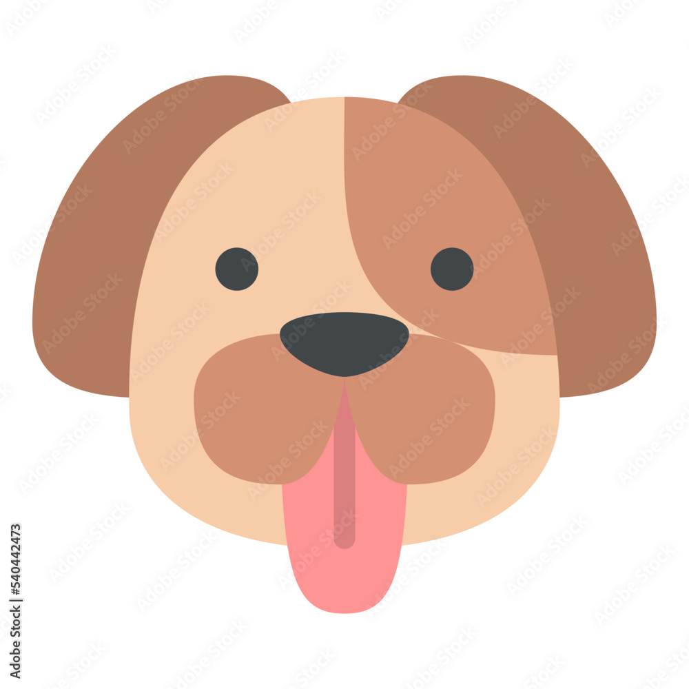 Obraz premium dog animal face avatar zoo