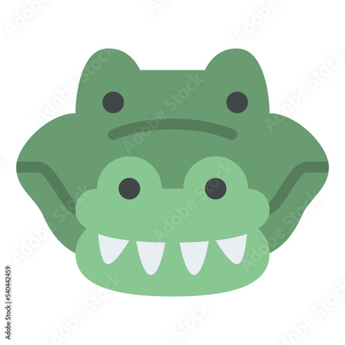 crocodile animal face avatar zoo