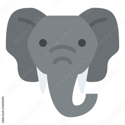 elephant animal face avatar zoo