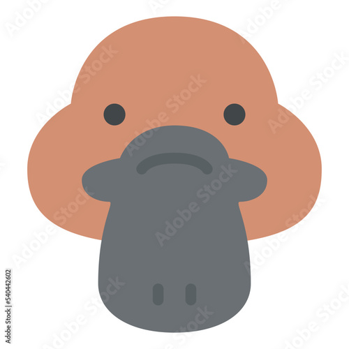 platypus animal face avatar zoo