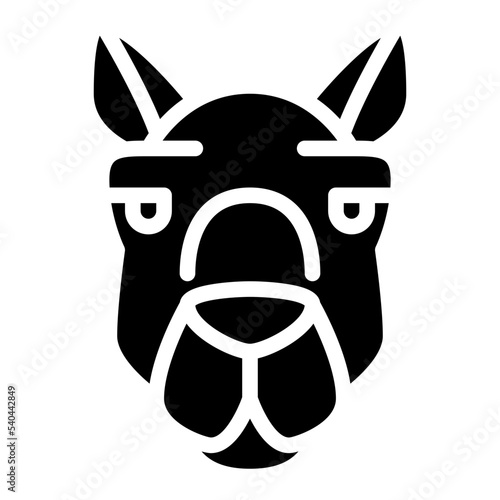 camel animal face avatar zoo