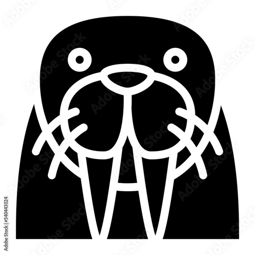 walrus animal face avatar zoo