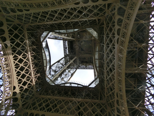 Eiffelturm - Konstruktion nah