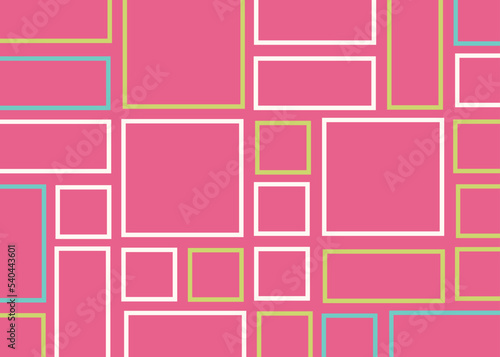 Offset Quads generative art background art illustration