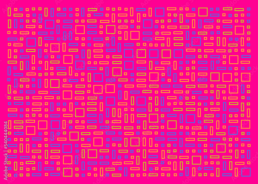 Offset Quads generative art background art illustration Offset Quads generative art background art illustration