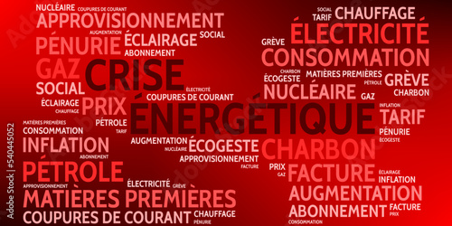 Nuage de Mots Crise Énergétique v9 photo