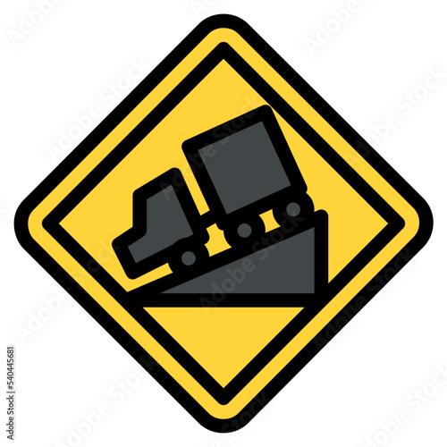 use low gear traffic sign