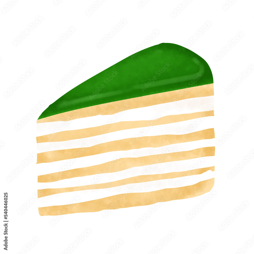 Matcha Slice Cake