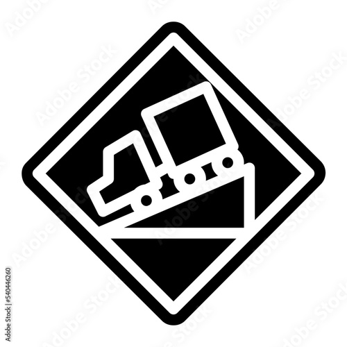 use low gear traffic sign