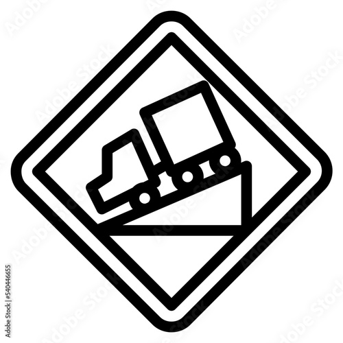 use low gear traffic sign