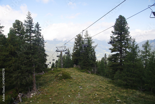 A cable car to Graukogel, Bad Gastein, Austria