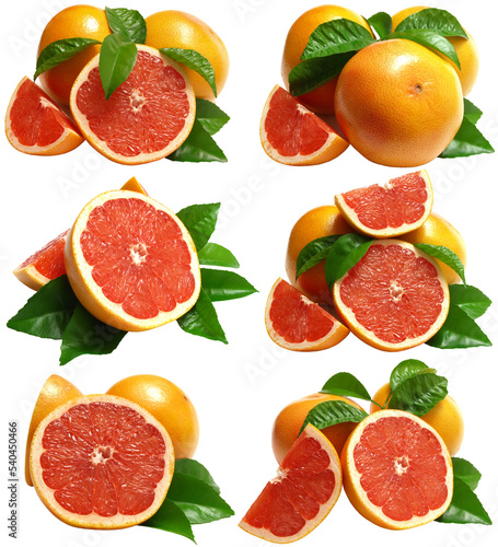 Grapefruit isolated