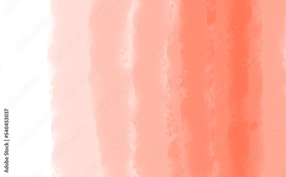Fototapeta premium Orange gradient pastel watercolor background