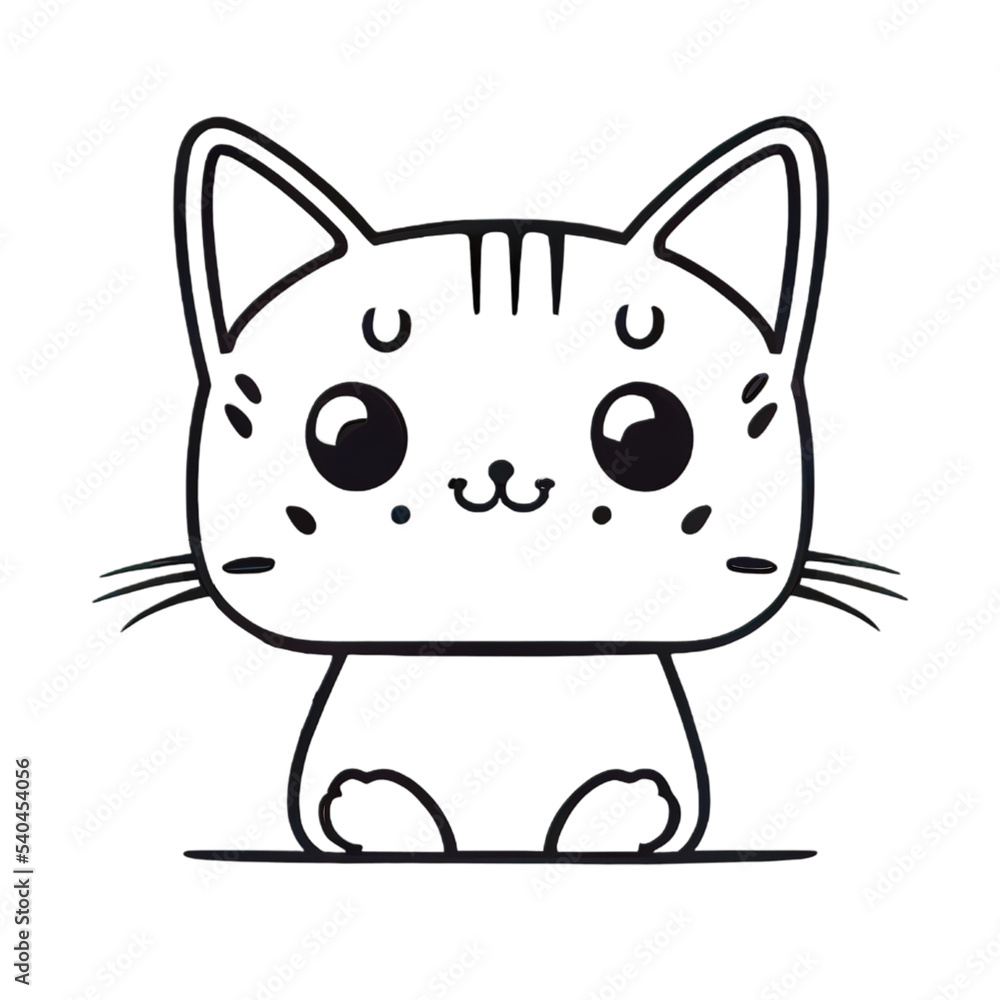 Cartoon cat character icon logo 3d illustrated
Cartoon cat character icon logo 3d illustrated