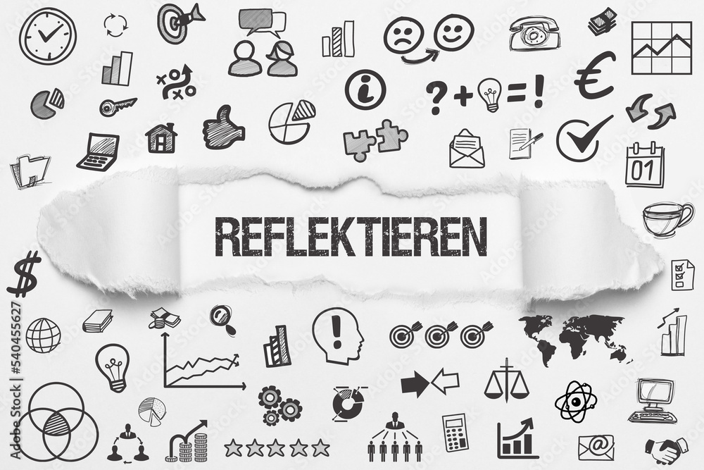 Naklejka premium reflektieren