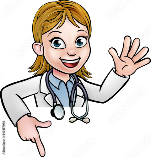 Doctor Cartoon Character Ab...