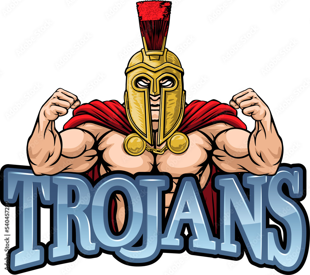 Trojan Spartan Sports Mascot Trojan Spartan Sports Mascot