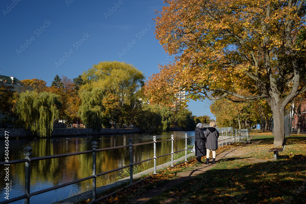 AUTUMN IN CITY - A colorful season on banks of the river