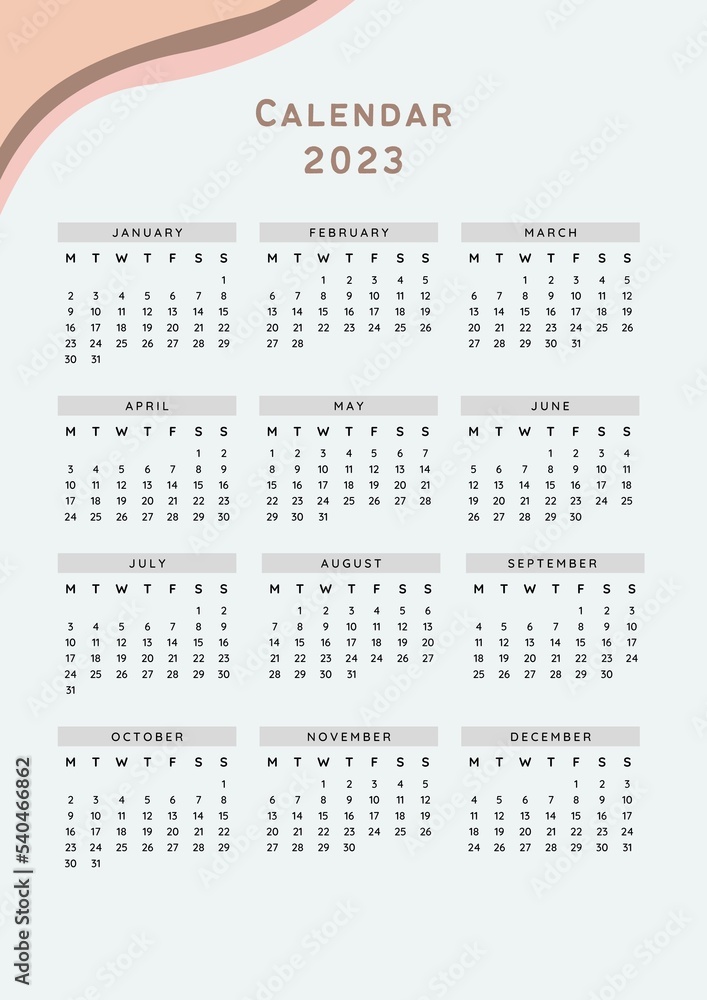 Calendar 2023