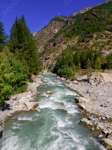 Grand Eyvia Torrent, Aosta Valley, Italy photo