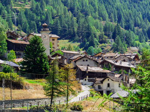 Cuadro en lienzo Epinel, Aosta Valley, Italy