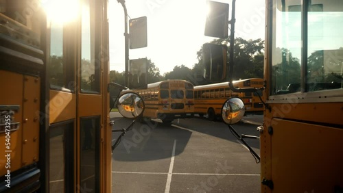 Between school buses