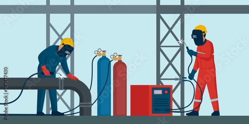 Professional welding service and welding equipment