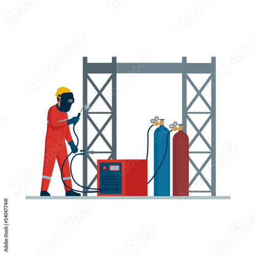 Professional welding service and welding equipment