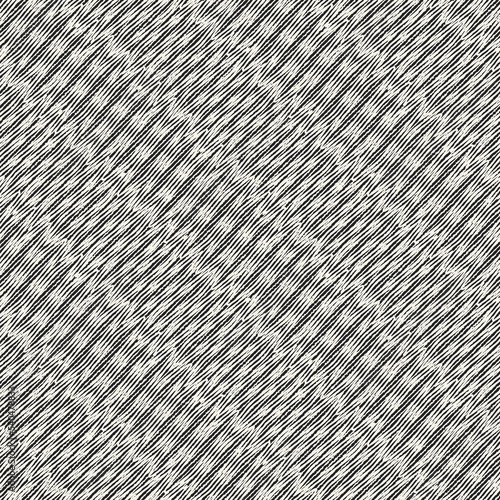 Monochrome Moiré Effect Textured Diagonal Striped Pattern