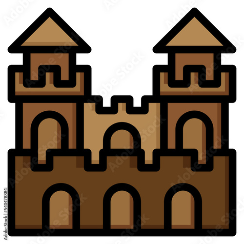 magical circle filled color line