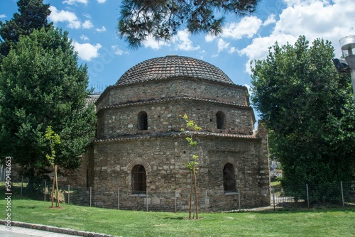 View of the historical monument in Thessaloniki, Greece