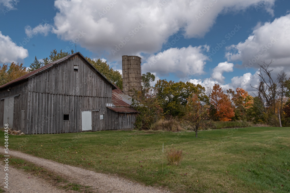 Obraz premium Autumn Farmhouses