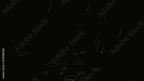 Rain background and 2d animation, water drops, rain drops, Rainy day background, Raining, Rainy season, heavy rain, clouds, cloudy rain
