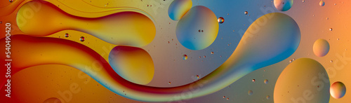 Abstract Bubbles Banner