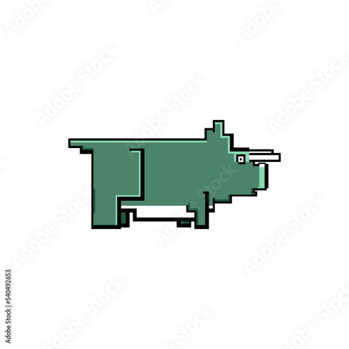 Triceratops dinosaurs, Cute dinosaurs cartoon characters, Vector illustrations isolated.