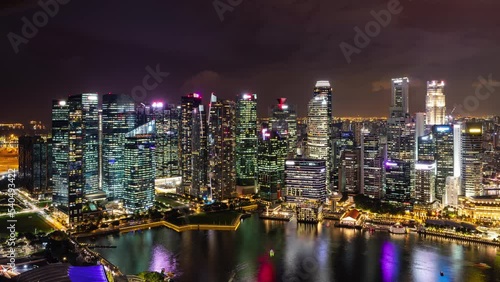 Wallpaper Mural Time Lapse of the amazing Singapore skyline Torontodigital.ca