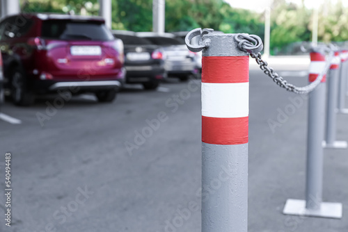 Parking limiter with red an...