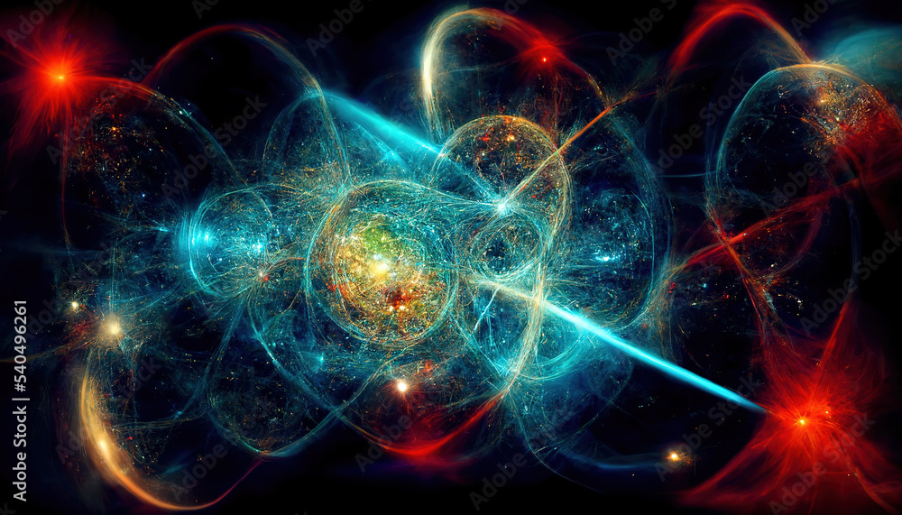 Cosmic abstract background. AI render. Cosmic abstract background. AI render.