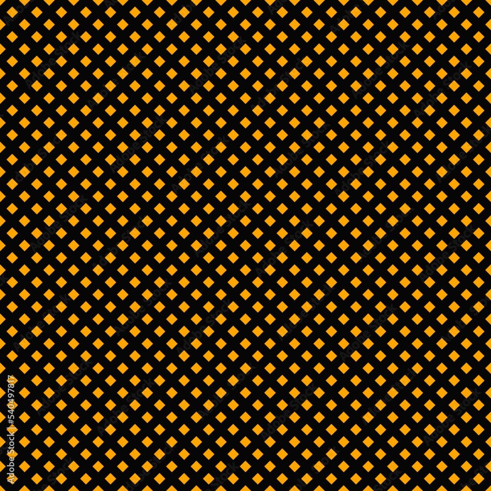 Black orange Halloween simple seamless pattern. Little rhombus ornament. Complementary geometric background for wallpaper, digital, wrapping paper, textile, fabric, minimalist design Black orange Halloween simple seamless pattern. Little rhombus ornament. Complementary geometric background for wallpaper, digital, wrapping paper, textile, fabric, minimalist design