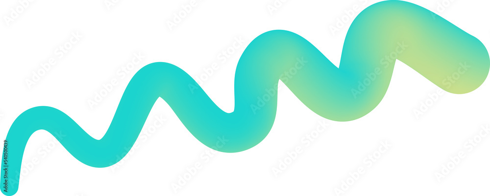 Abstract 3d object isolated on white background. Trendy turquoise, green and blue gradient Pastel figure Abstract 3d object isolated on white background. Trendy turquoise, green and blue gradient Pastel figure