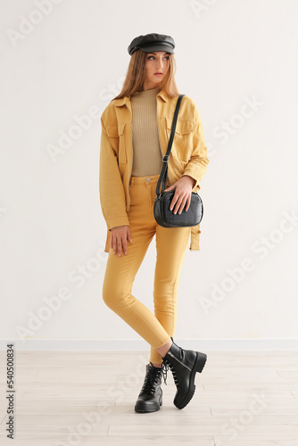 Beautiful fashionable young...