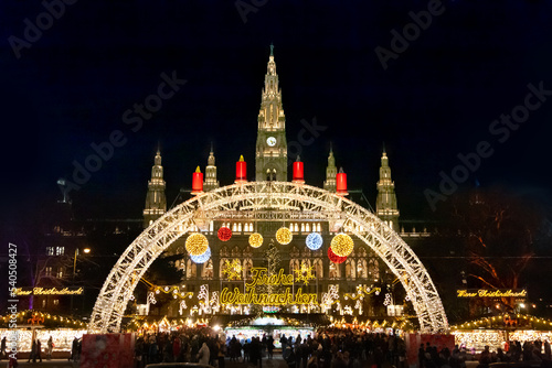 Christmas market in Vienna