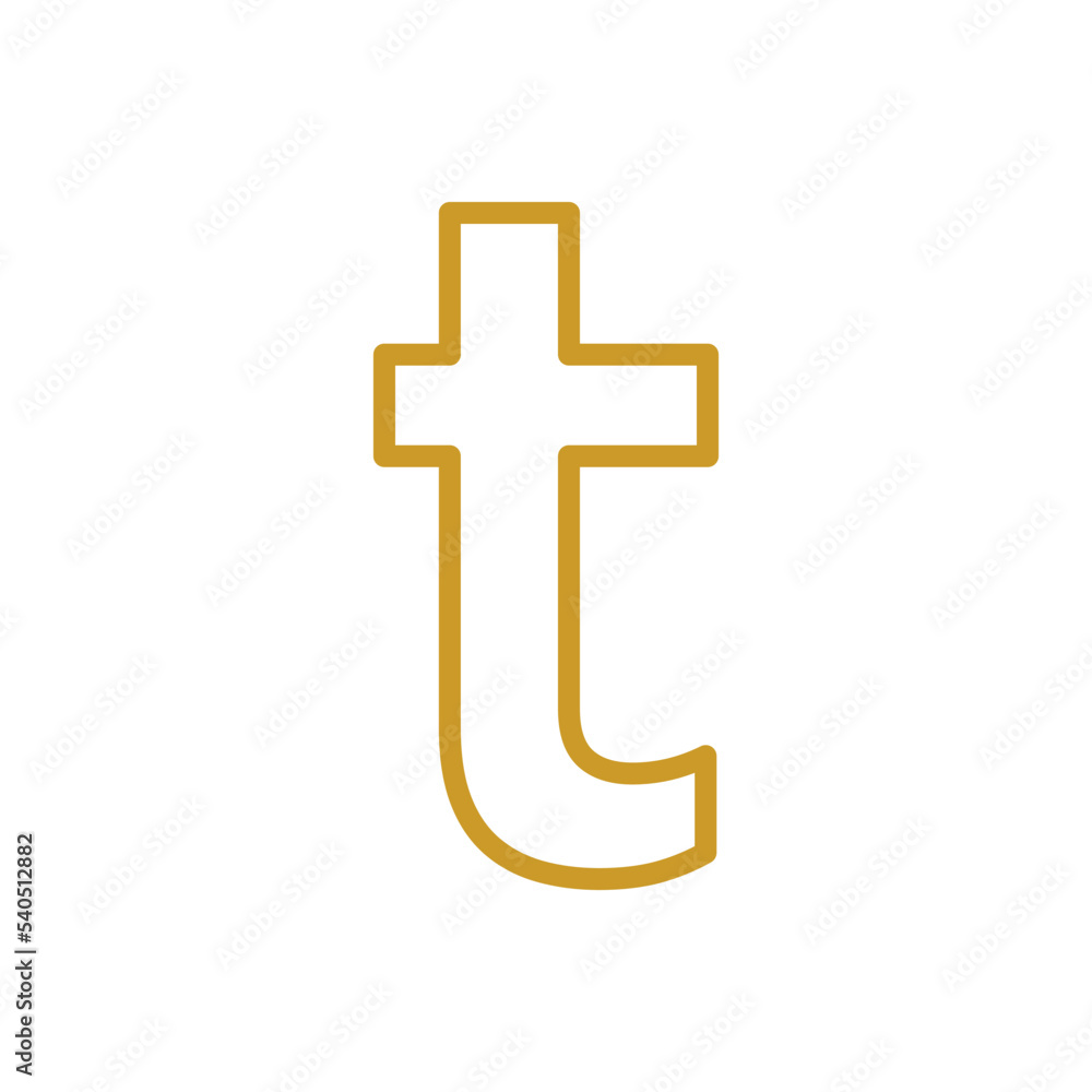 Obraz premium Lowercase Alphabet symbol, ABC design vector illustration.