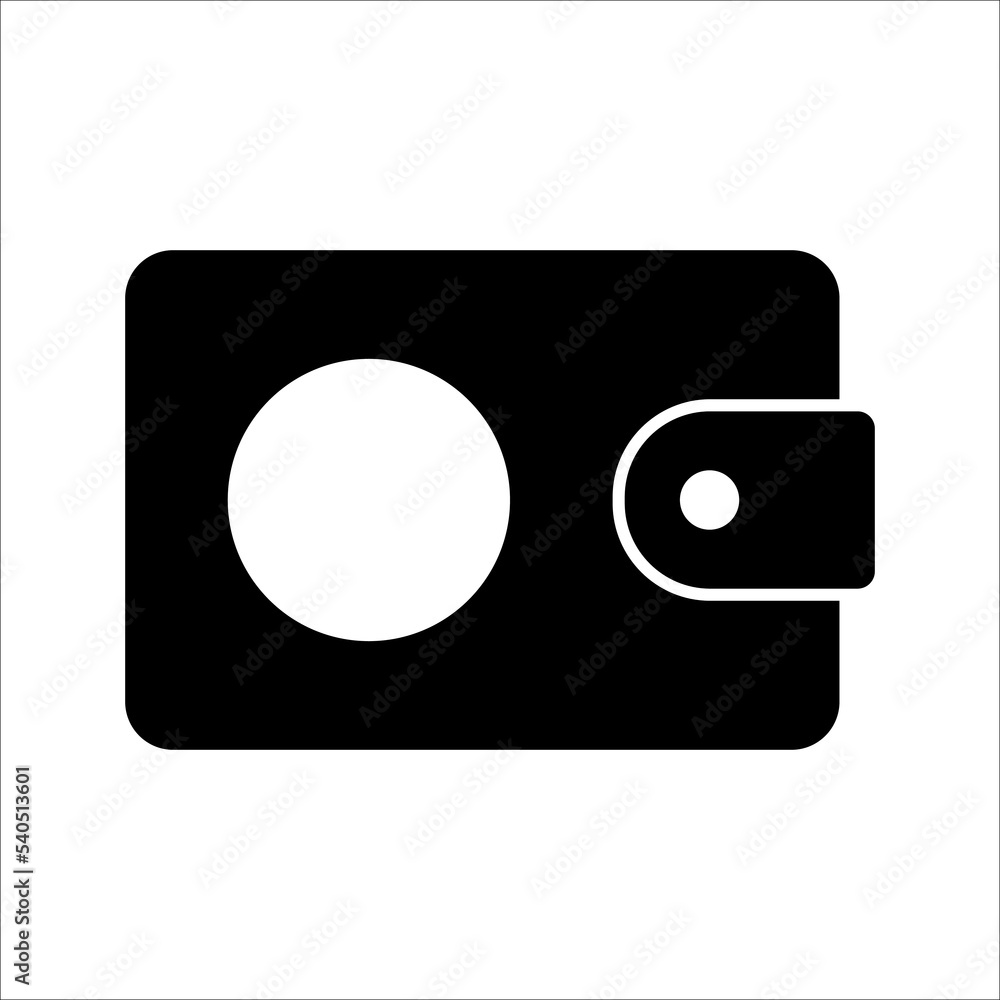 Wallet icon in trendy flat style isolated on white background. Wallet symbol for your website design, logo, app, UI. Vector illustration, EPS10. Wallet icon in trendy flat style isolated on white background. Wallet symbol for your website design, logo, app, UI. Vector illustration, EPS10.