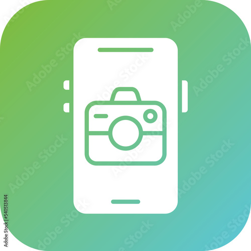 Mobile Camera Icon Style
