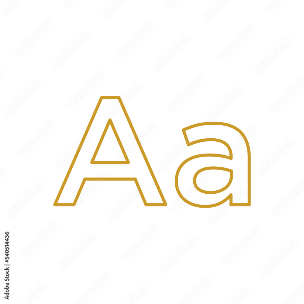 Alphabet symbol, ABC design vector illustration. Alphabet symbol, ABC design vector illustration.