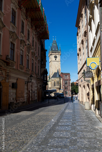 The beautiful city of Prague. Czech Republic in summer. ancient urban architecture