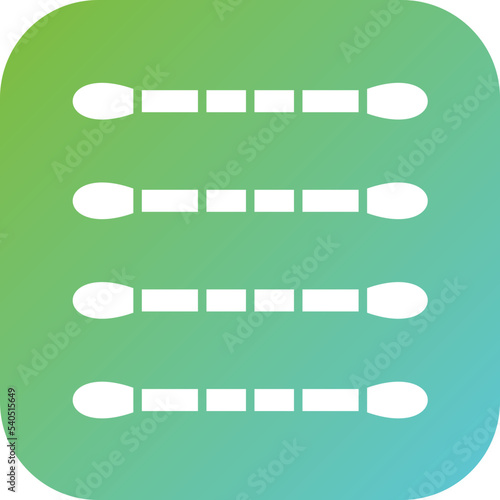 Cotton Swabs Icon Style